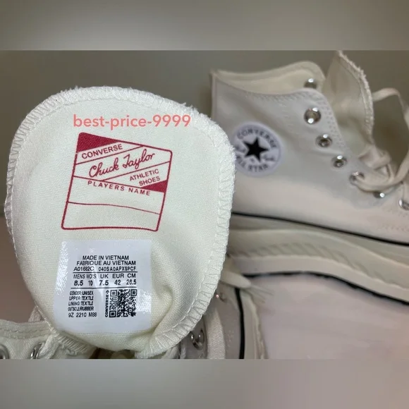NIB Converse - Size M8.5/ W10 - Chuck 70 AT-CX Hi Unisex Sneakers - A01682C - Picture 9 of 12